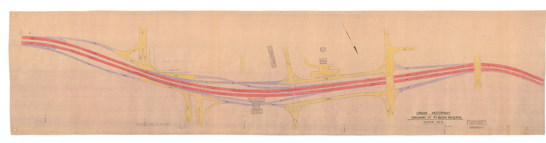 Wellington Urban Motorway - Taranaki Street to Basin Reserve, scheme 9