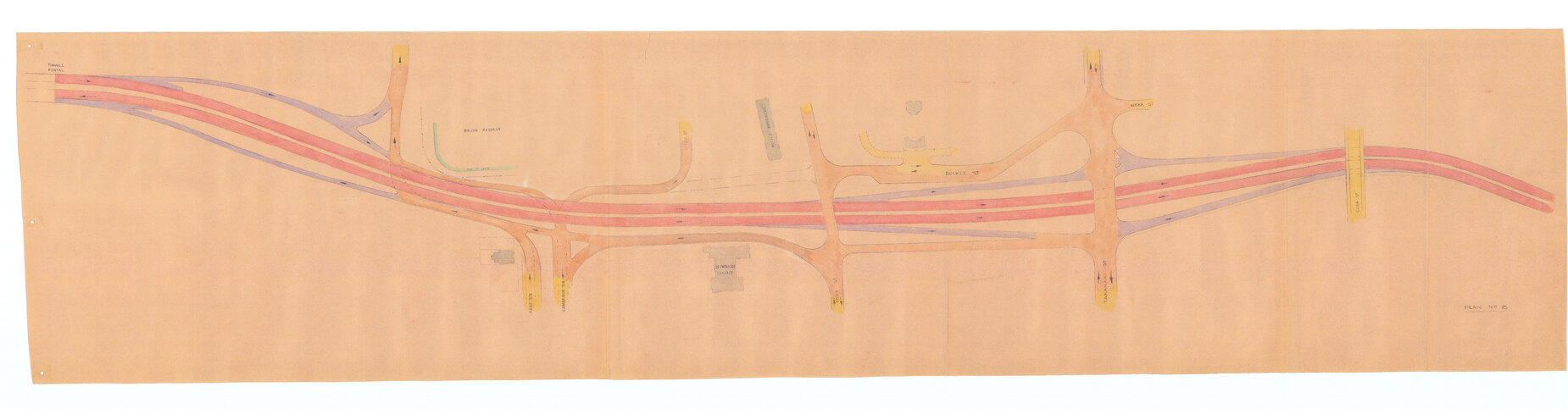 Foothill Motorway Realignment Study Plan, Plan 8