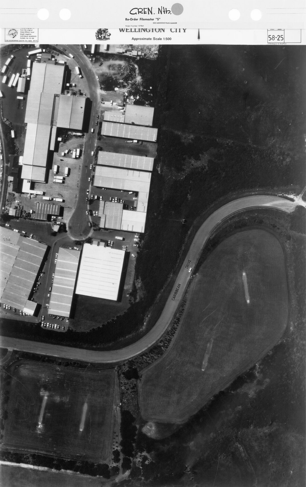 Aerial transparency, Sheet 58.25