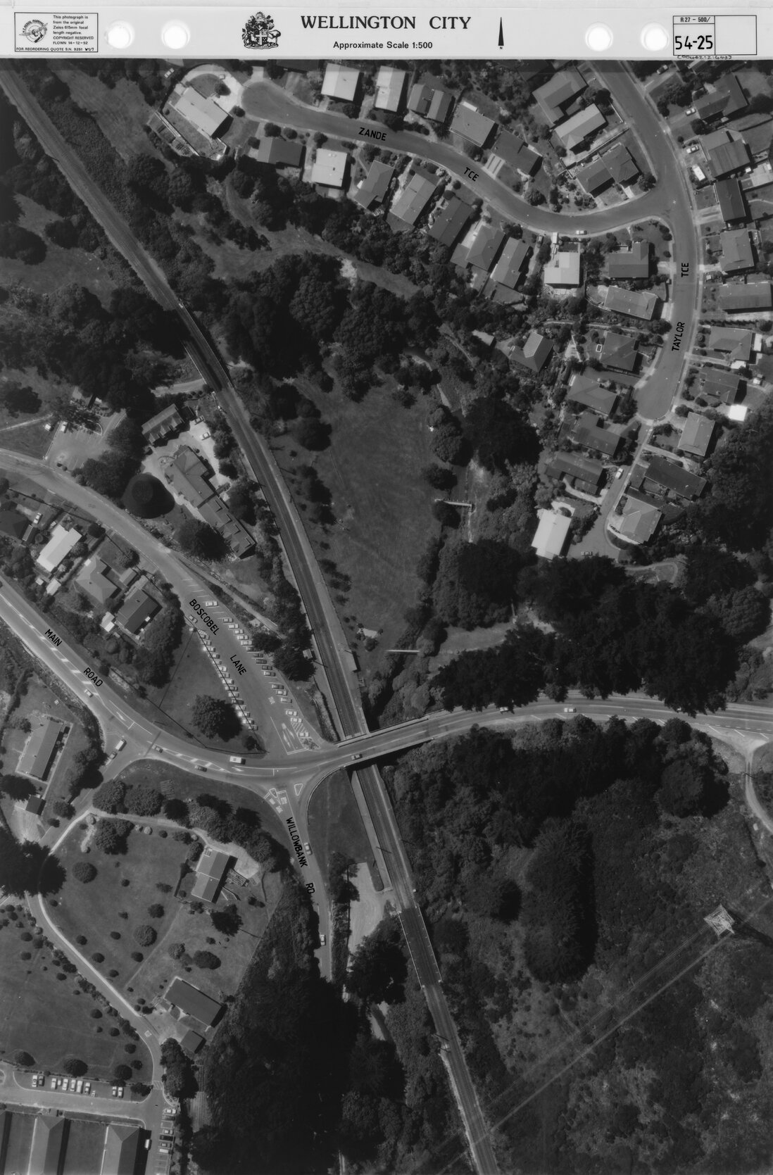 Aerial transparency, Sheet 54.25