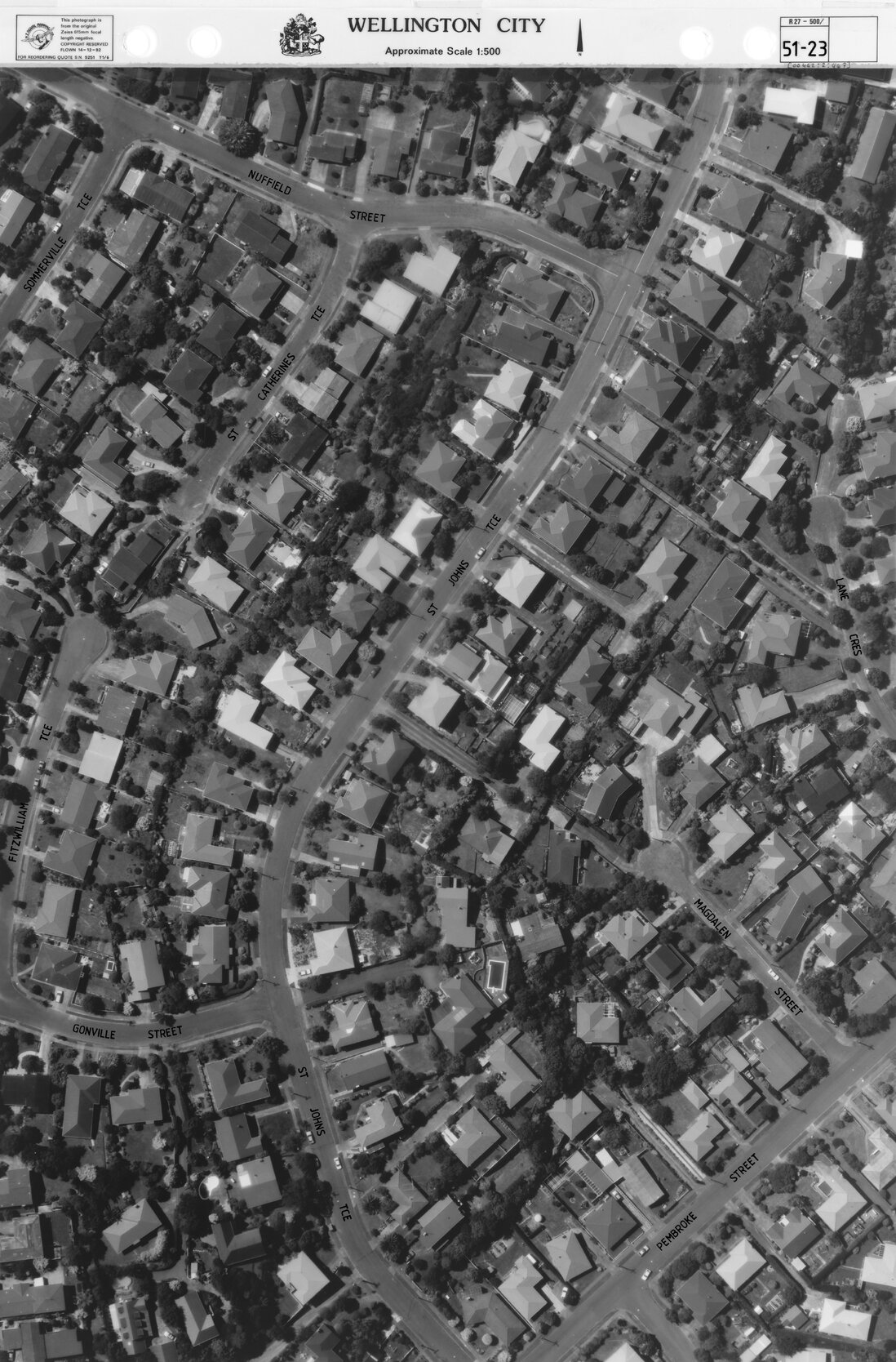 Aerial transparency, Sheet 51.23