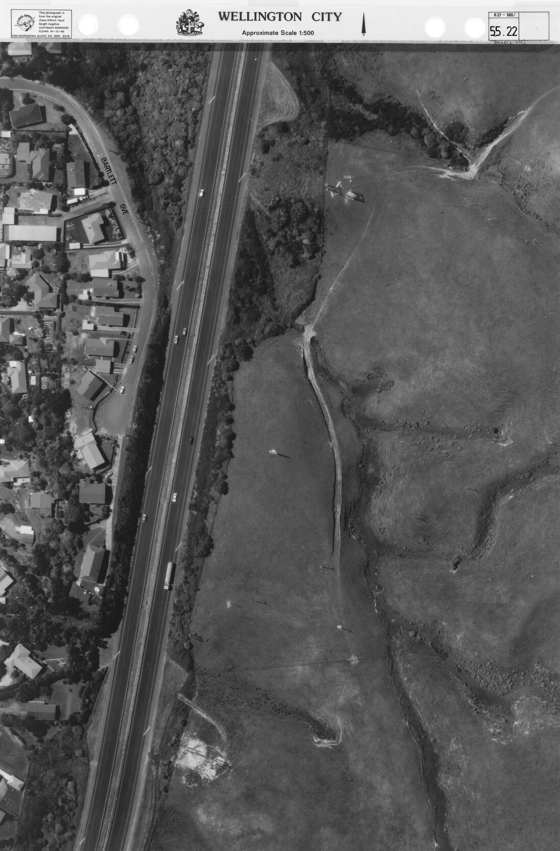 Aerial transparency, Sheet 55.22