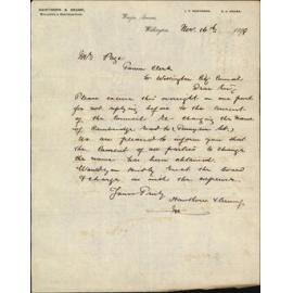 Tennyson Street (right-of-way, Cambridge Road) - Hawthorne & Crump