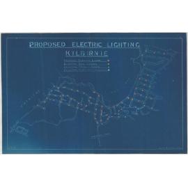 Proposed electric lighting, Kilbirnie