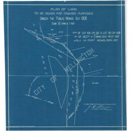 Land to be taken for tramway purposes under Public Works Act 1908, Crawford Road