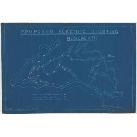 Proposed electric lighting, Roseneath