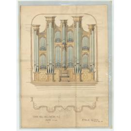 Proposed organ, Wellington Town Hall