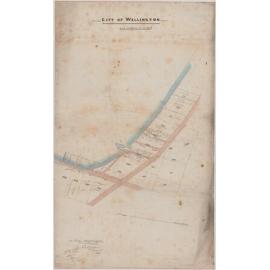 Te Aro reclaimed land, old plans of Te Aro Beach, sheet 6, [1852], 1887