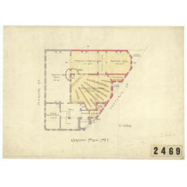 Central Public Library, proposed additions, sheet 1, ground floor plan