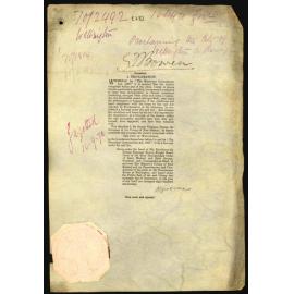 Proclaiming the City of Wellington a Borough