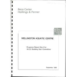 Wellington Aquatic Centre Progress Report No. 4 for Building Subcommittee