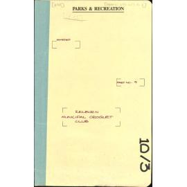 Croquet Club, Kelburn Municipal