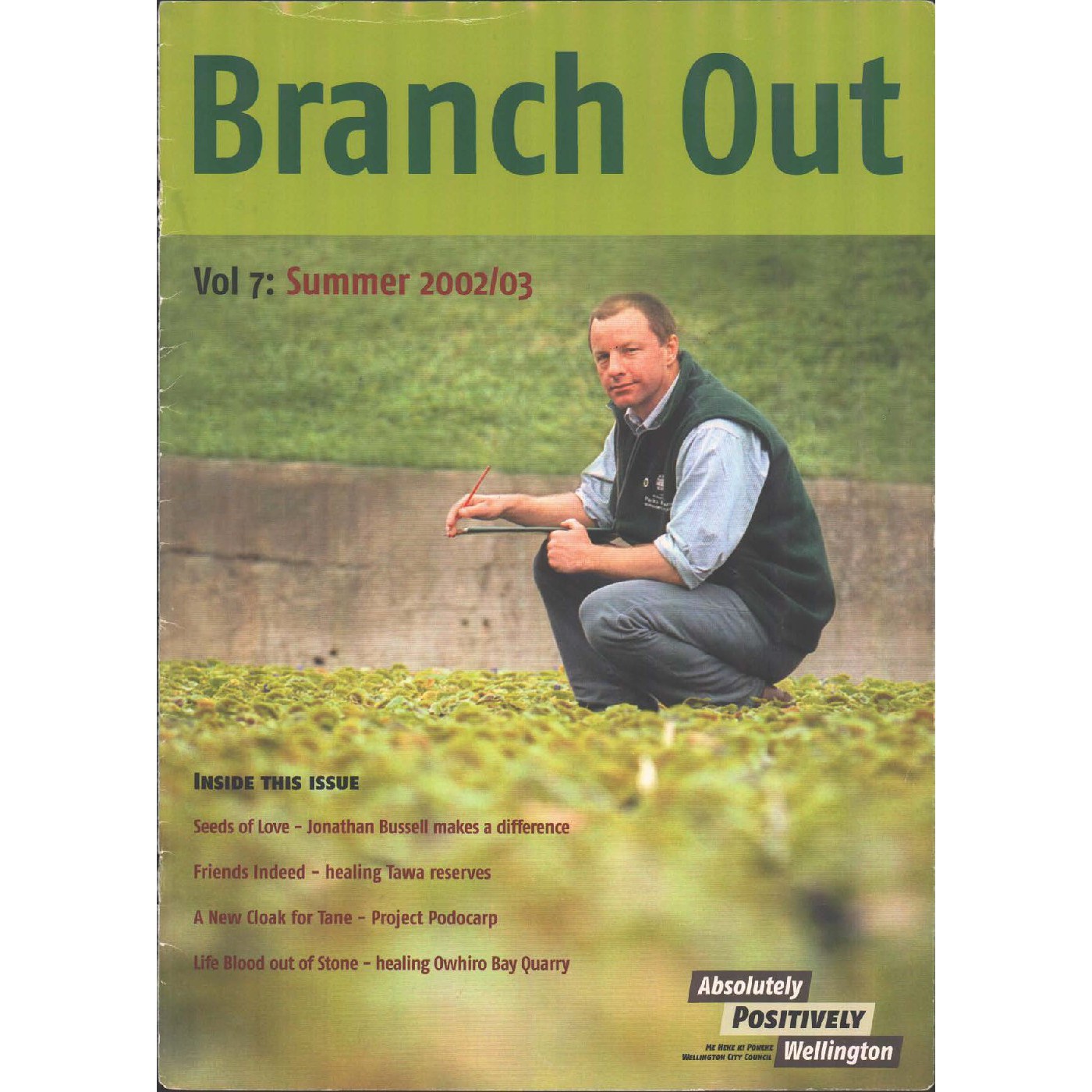 Branch Out Newsletter Volume 7 - Summer 2002-2003