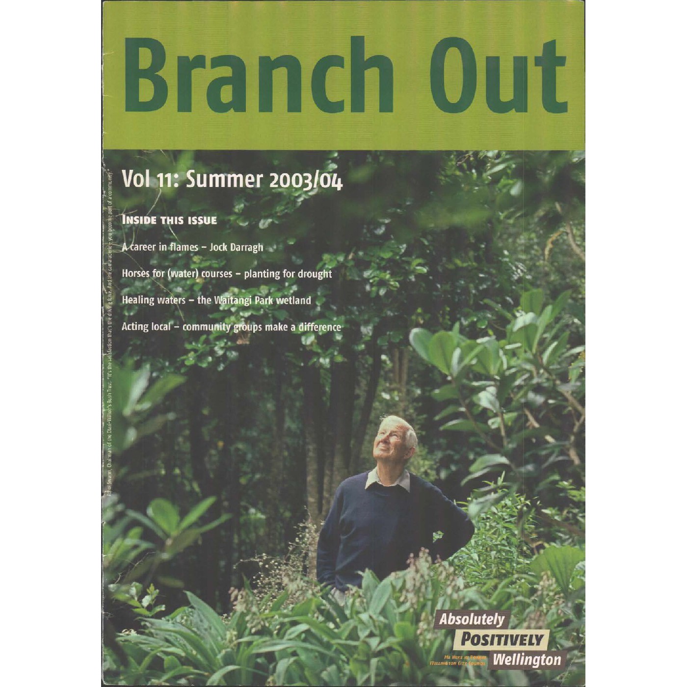 Branch Out Newsletter Volume 11 - Summer 2003-2004