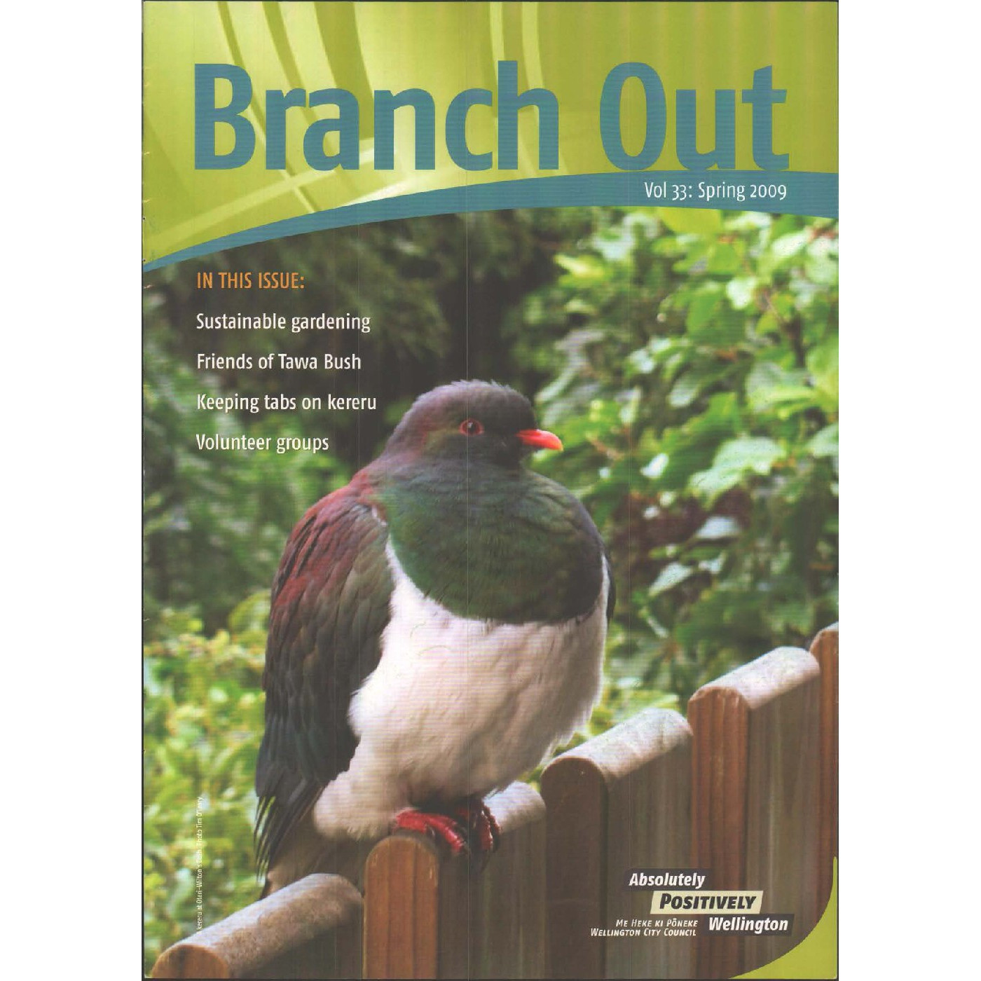 Branch Out Newsletter Volume 33 - Spring 2009
