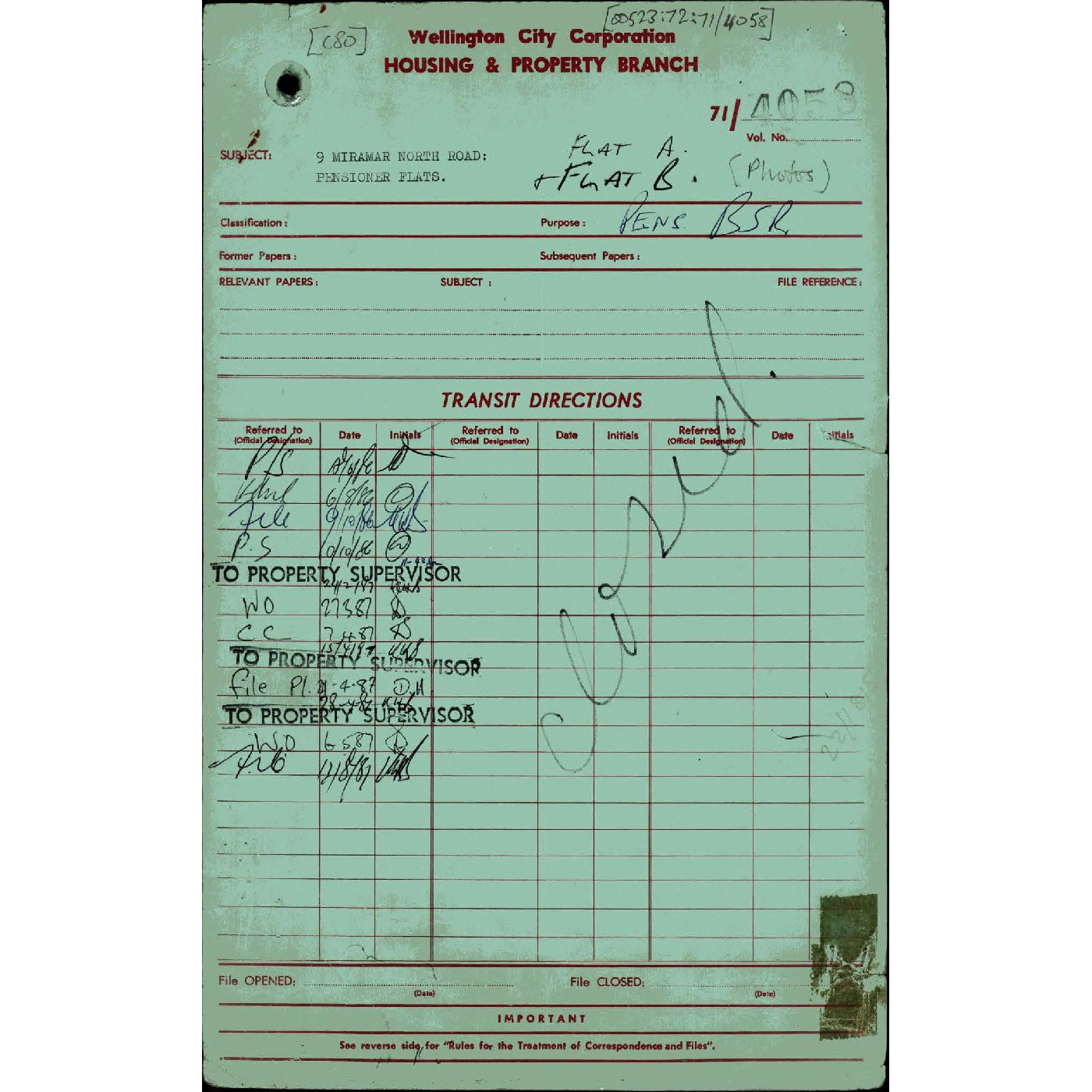 9 Miramar North Road, Pensioner Flats