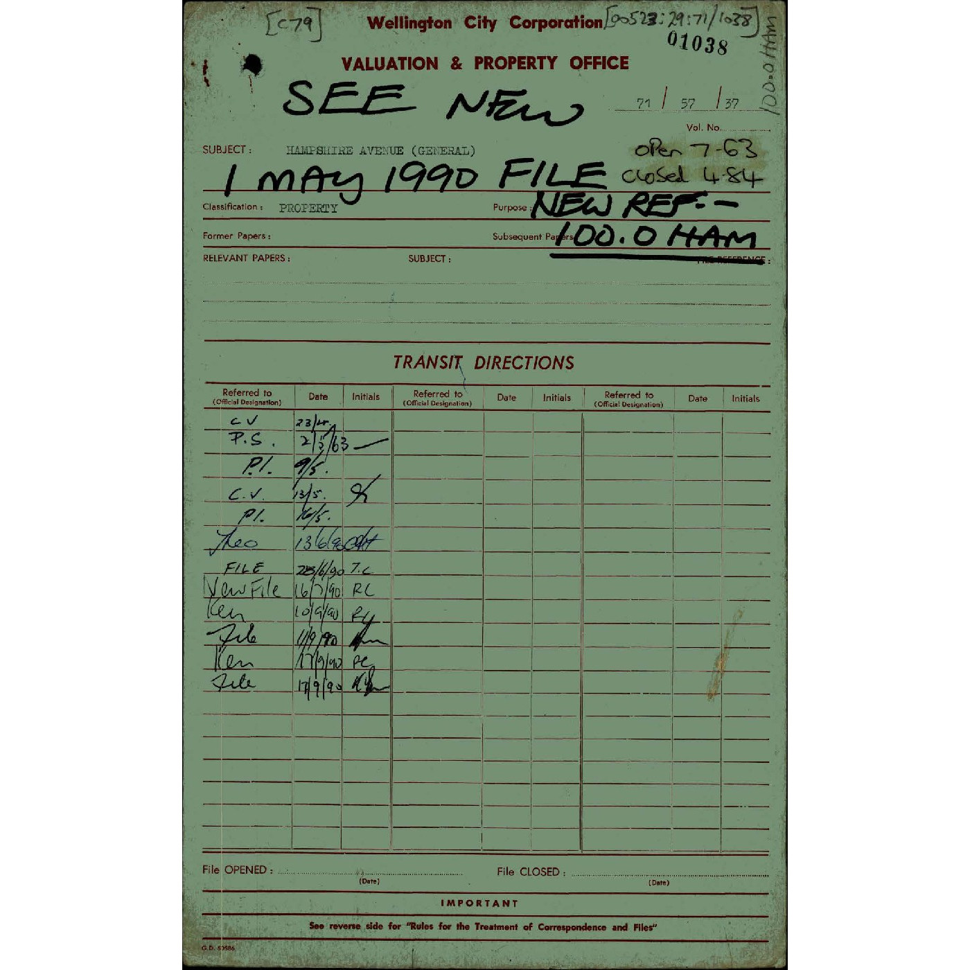 Hampshire Avenue, General