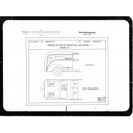 Corporation Yard, Proposed Van Body for Chevrolet Light Truck Chassis, Drawing 1, Proposal No. 1