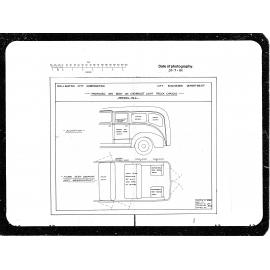 Corporation Yard, Proposed Van Body for Chevrolet Light Truck Chassis, Drawing 2, Proposal No. 2