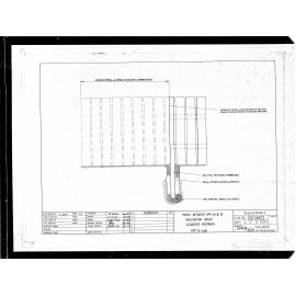 Fence between Nos. 68 and 70 Wellington Road adjacent footpath
