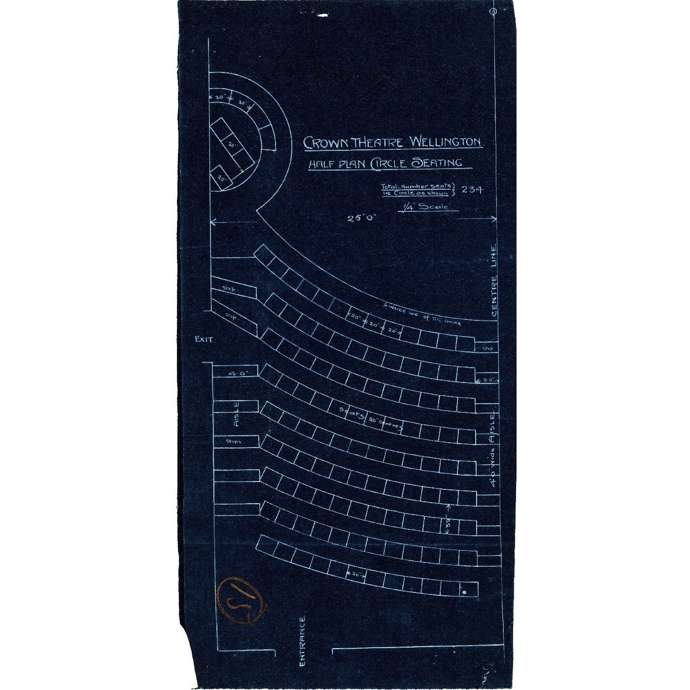 Theatre and hall seating plans, C
