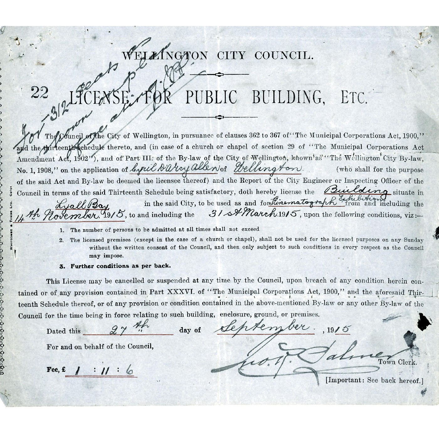 Theatre and hall seating plans, L
