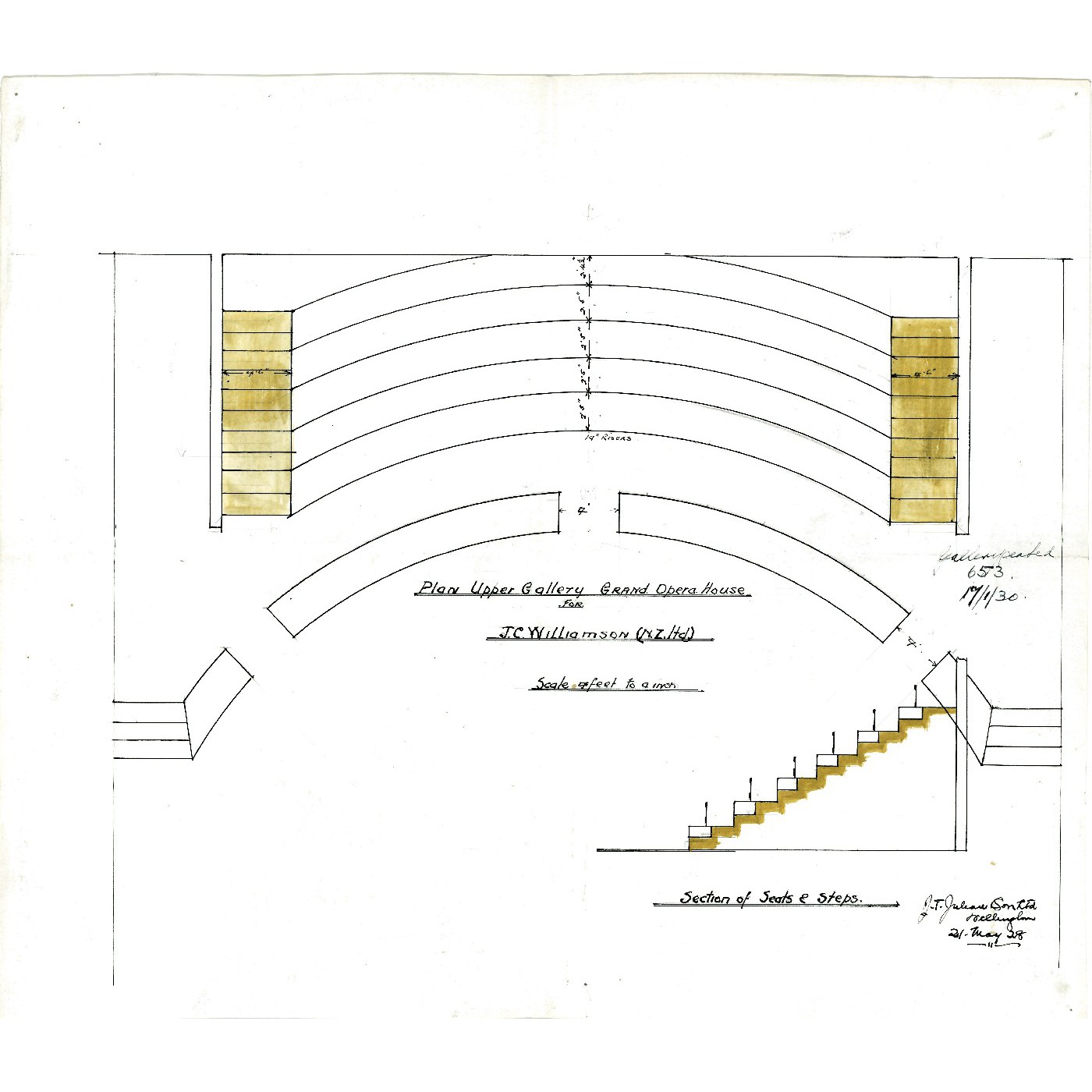 Theatre and hall seating plans, O