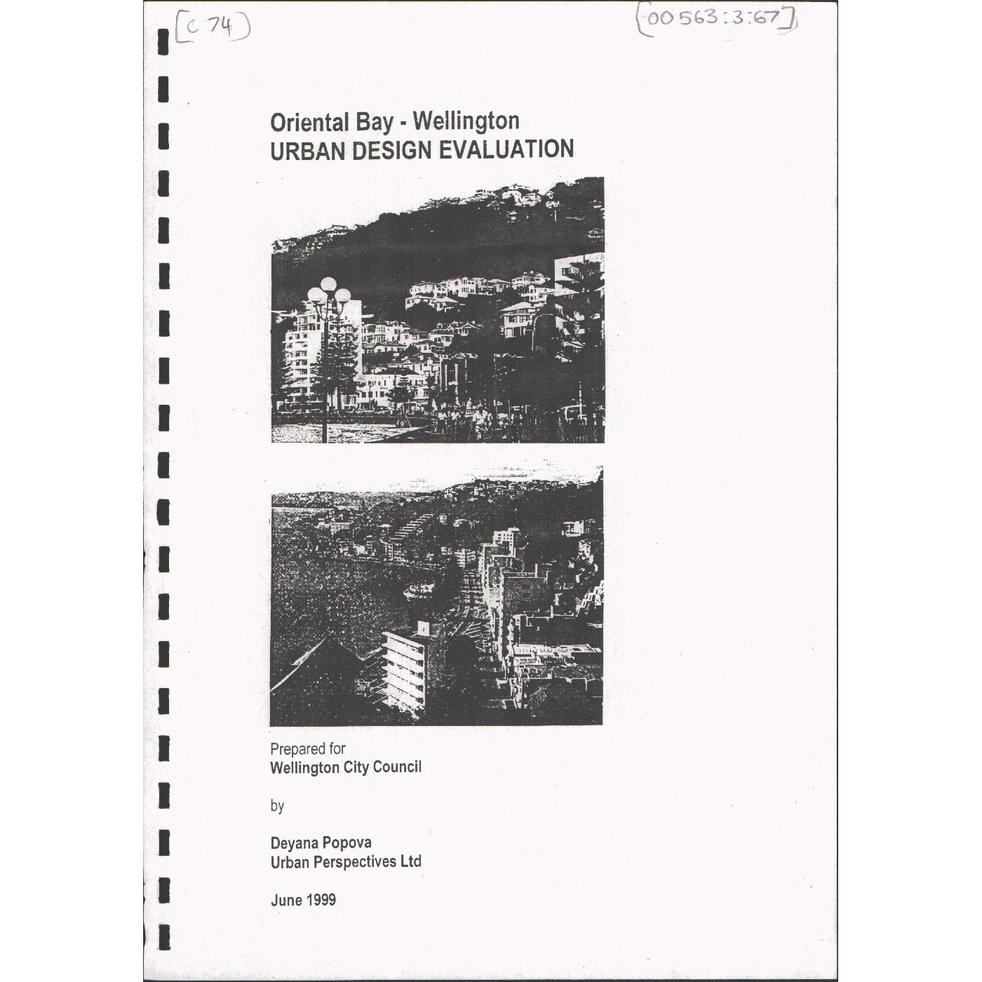 Oriental Bay - Wellington, Urban Design Evaluation