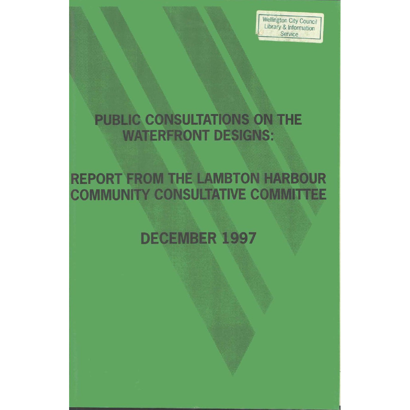 Public consultations on the Waterfront designs: Report