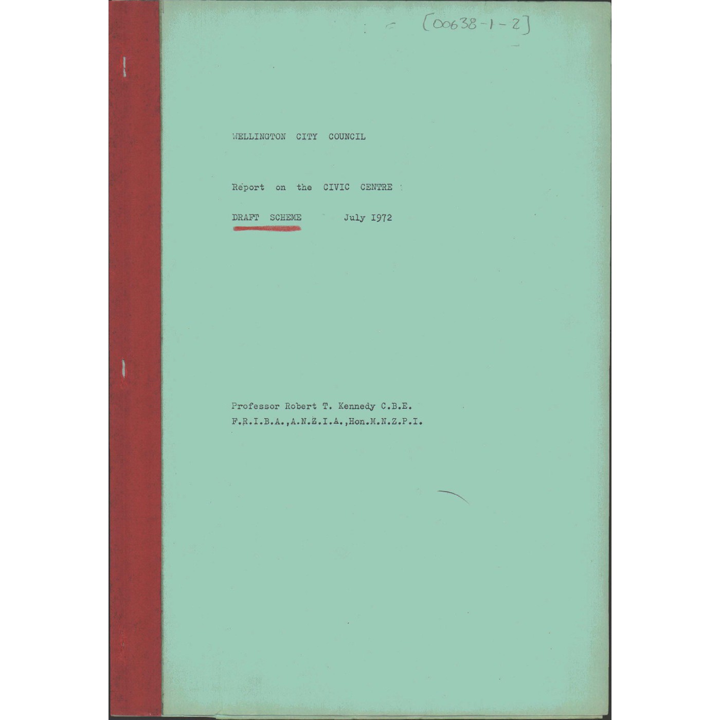 Report on the Civic Centre, Draft Scheme