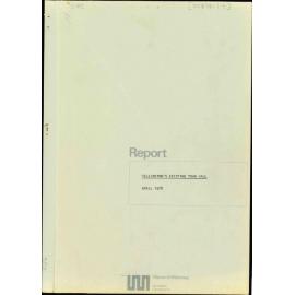 Report, Wellingtons Existing Town Hall