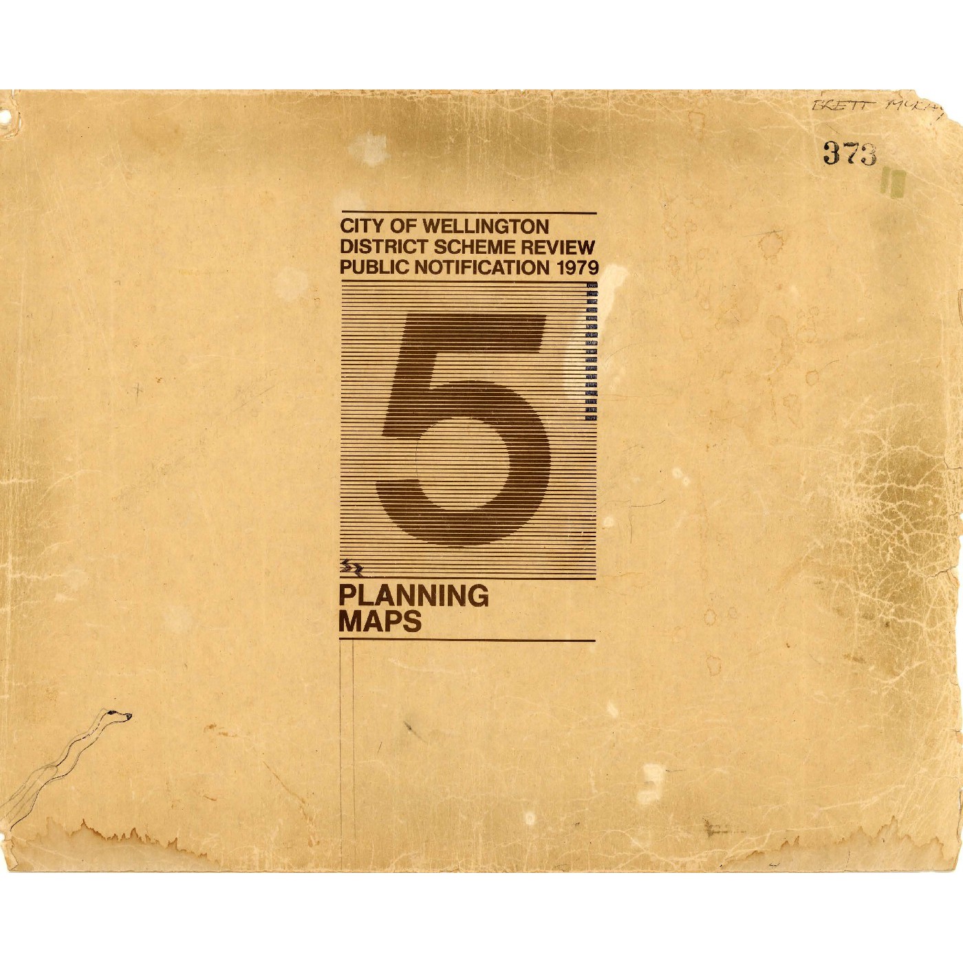 City of Wellington District Scheme Review Public Notification 1979, Part 5, Planning Map