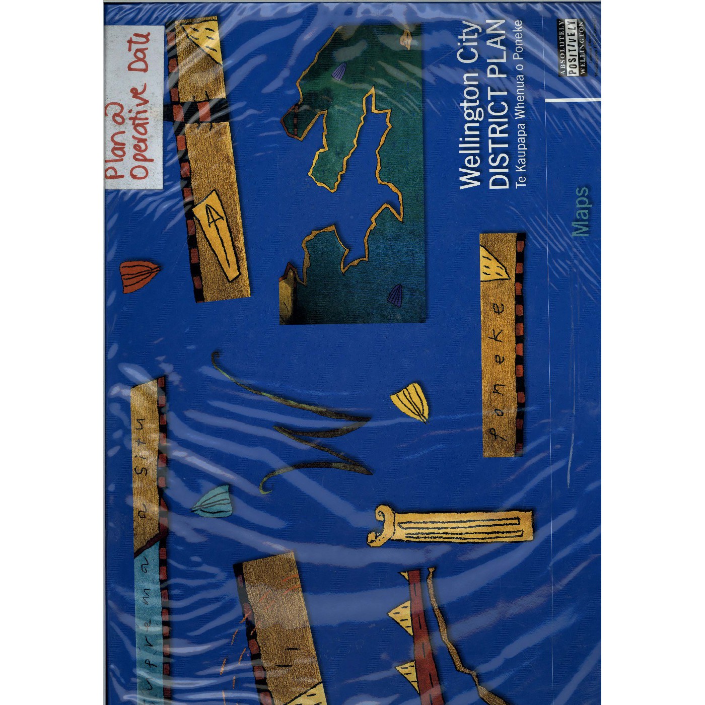 Wellington City District Plan 2000, Te Kaupapa Whenua O Poneke, Maps, at operative date