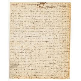 Letter from Chauncey Townsend to James Marsh