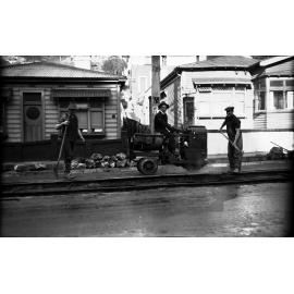 Aro Street, Lister Truck for cartage of concrete from mixer to track