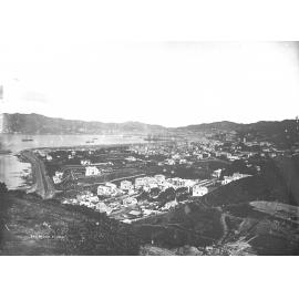 Elevated view of Thorndon Flat