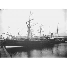 Wellington Wharf, SS Wakatipu and SS Arawa