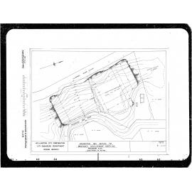 Houghton Bay Refuse Tip, Proposed Development North End, Preliminary Plan 40' = 1 inch, amendment of 20/55