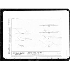 Rongotai Airport Development, Preliminary Excavation for Subway, Cross Sections