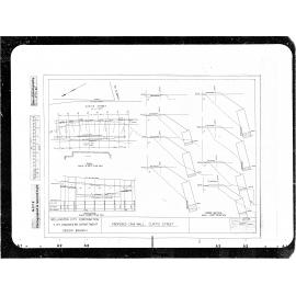 Curtis Street, Cross Sections of Proposed Crib Wall, near Lambeth Road