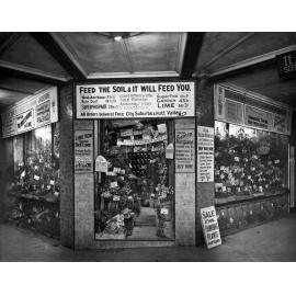 Te Aro Seed Company, shop front, Courtenay Place