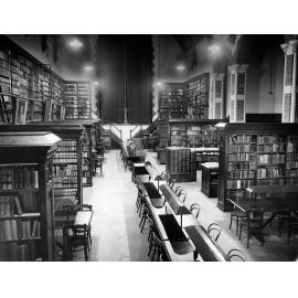 Interior of Victoria University Library, Hunter Building