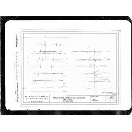 Bracken Road Improvements South end, Cross sections