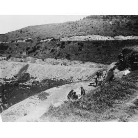 Construction of Alexandra Road, Mount Victoria