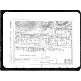 The Terrace, The Plan of Contours at Boulcott Street, Everton Terrace, taken from longitudinal section aerial plan