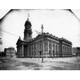 Wellington Town Hall taken just before opening