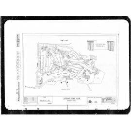 Miramar Golf Club Advisory Layout of Links, Copy of Plan by South Pacific Golf Ltd, International Golf Course Architects, job no. 46