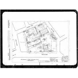 Corporation Yard Layout, as at 19/7/68, negative of C 682-2, mechanical branch tracing