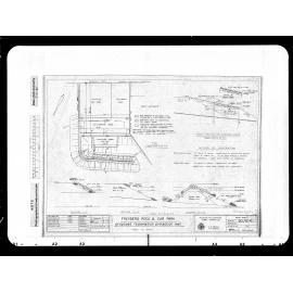 Freyberg Pool, Proposed Reclamation, Protection Wall, Preliminary paper trace