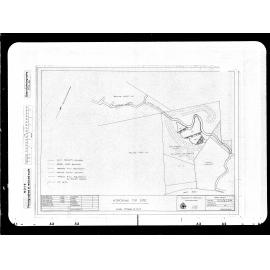 Horokiwi Tip Site with Road Design, negative of 20/425